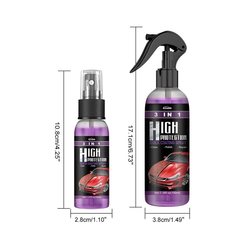 3 in 1 High Protection Quick Car Coating Spray - Image 14