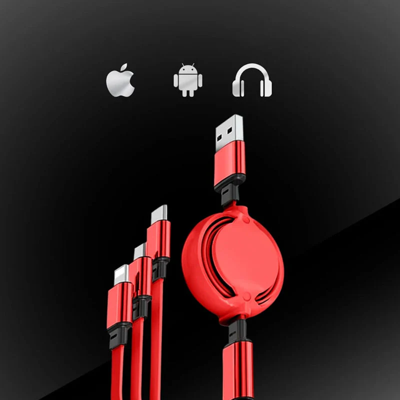3 in 1 Mobile Charging Cable Suitable for iPhone - Image 5
