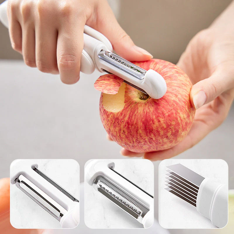 3 in 1 Multifunctional Rotary Paring Knife - Image 12