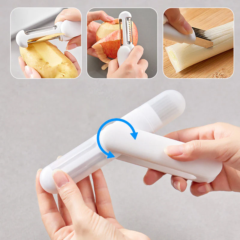 3 in 1 Multifunctional Rotary Paring Knife - Image 13