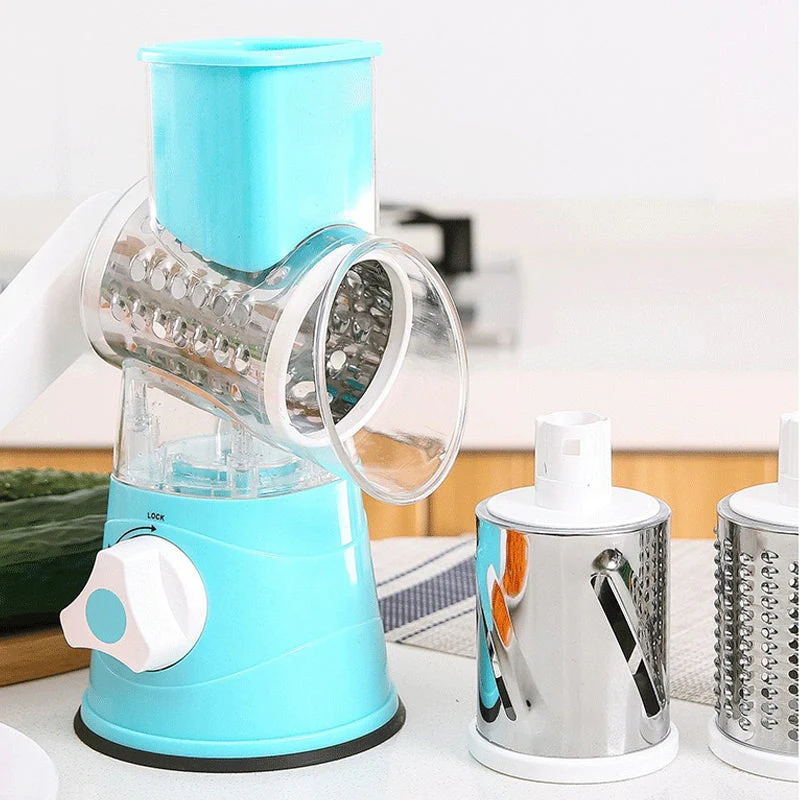 3 in 1 Rotary Cheese Grater Vegetable Slicer - Image 3
