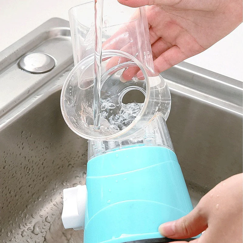 3 in 1 Rotary Cheese Grater Vegetable Slicer - Image 9