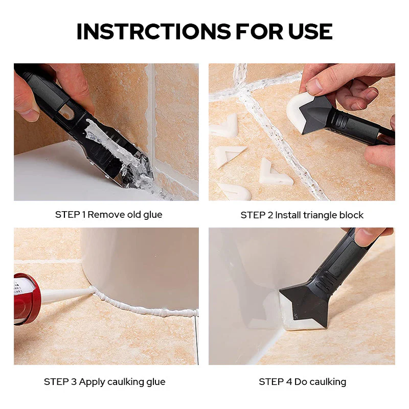 3-in-1 Silicone Caulking Tools - Image 4