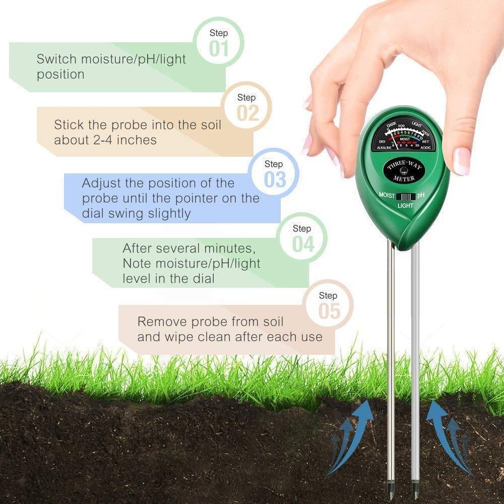 3-in-1 Soil Tester Kits with Moisture - Image 3