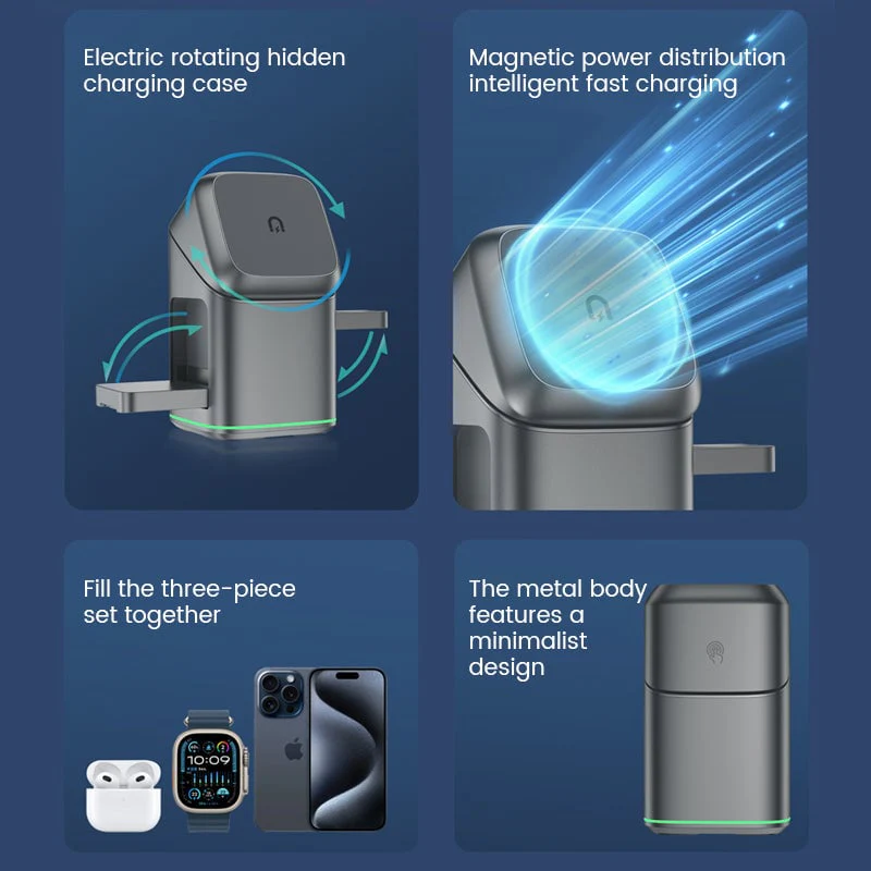 3-in-1 Wireless Fast Charging Charger - Image 2
