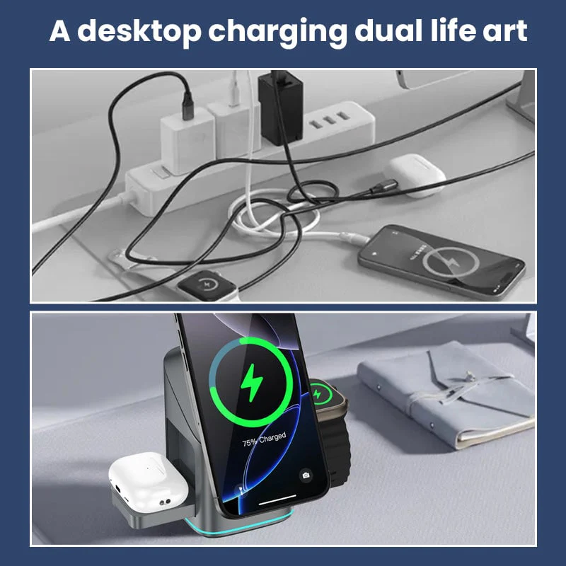 3-in-1 Wireless Fast Charging Charger - Image 4