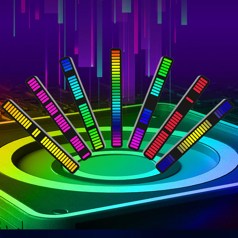 32 Bit LED Sound Control Pickup Rhythm Lights - Image 4