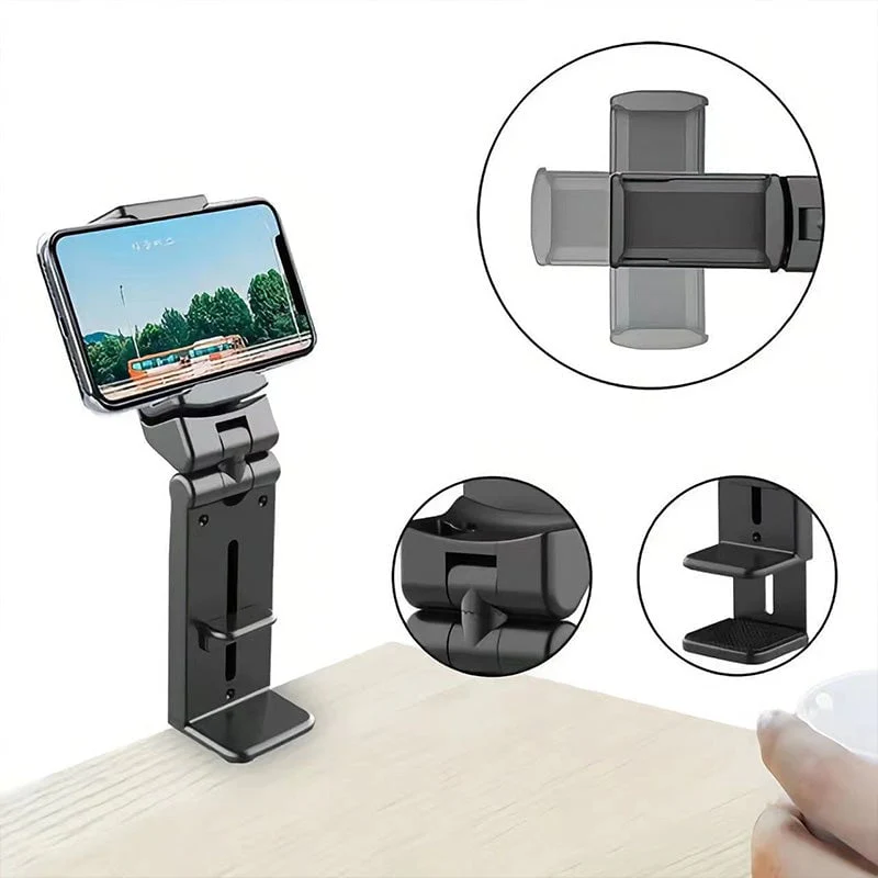 360 Degree Rotating Multifunctional Folding Retractable Phone Holder - Image 4
