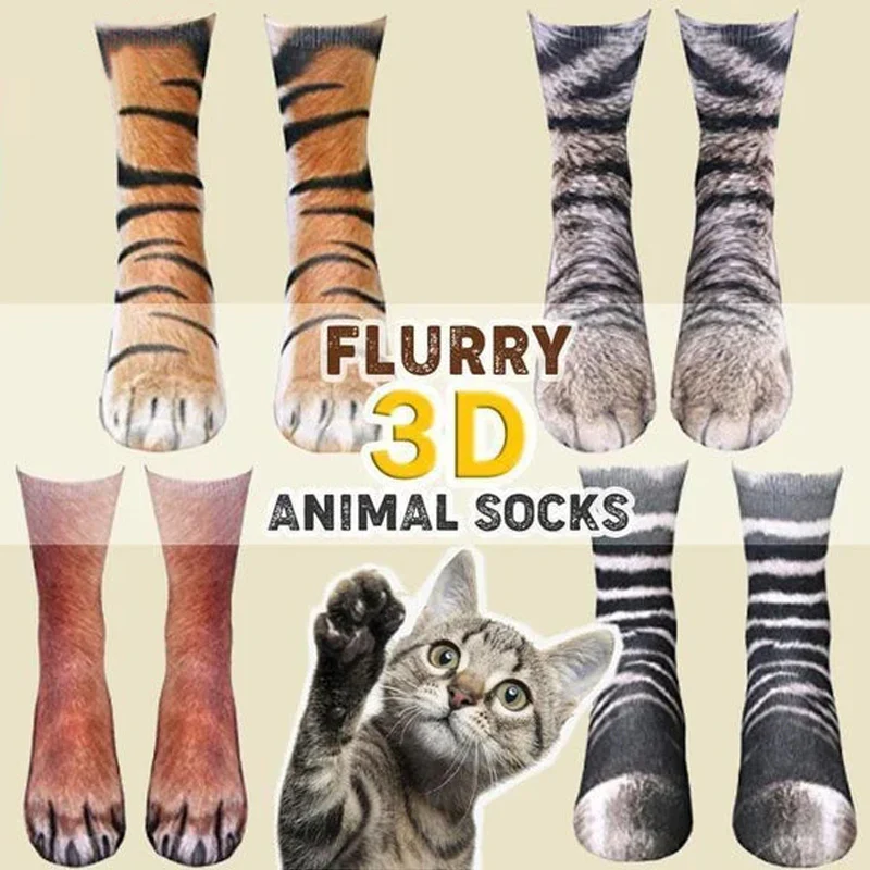 3D Animal Paw Socks - Image 2
