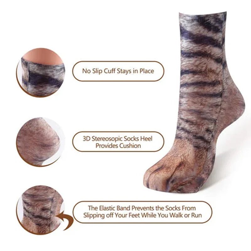 3D Animal Paw Socks - Image 3