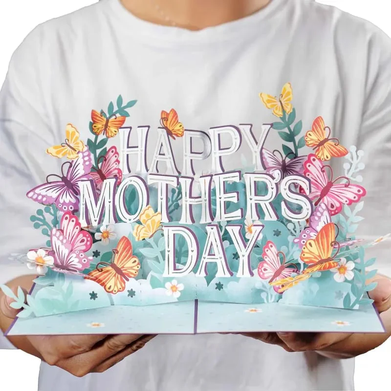 3D Butterfly Mother’s Day Pop-Up Card - Image 3
