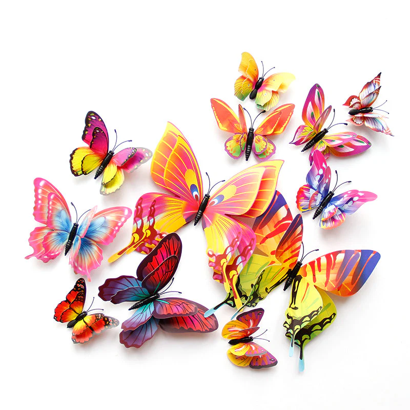 3D Butterfly Wall Mural Stickers - Image 6