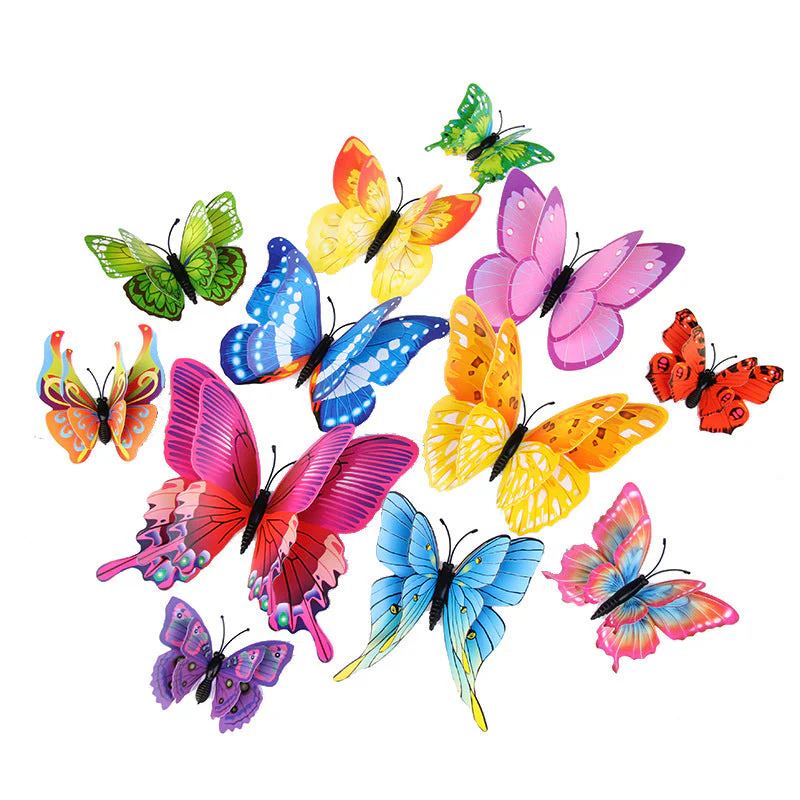 3D Butterfly Wall Mural Stickers - Image 8