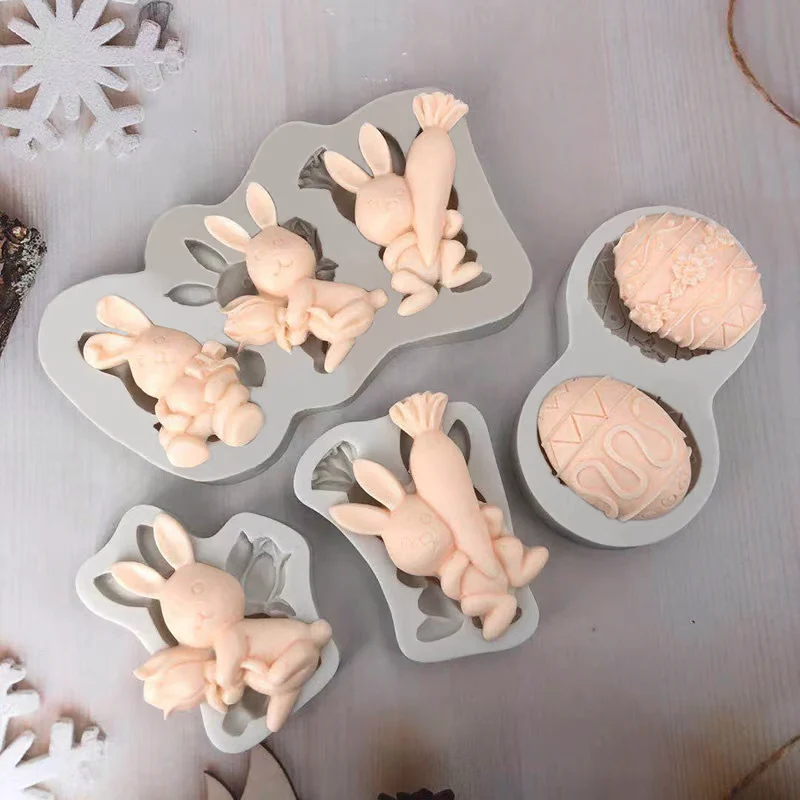 3D Egg Bunny Silicone Mold - Image 4
