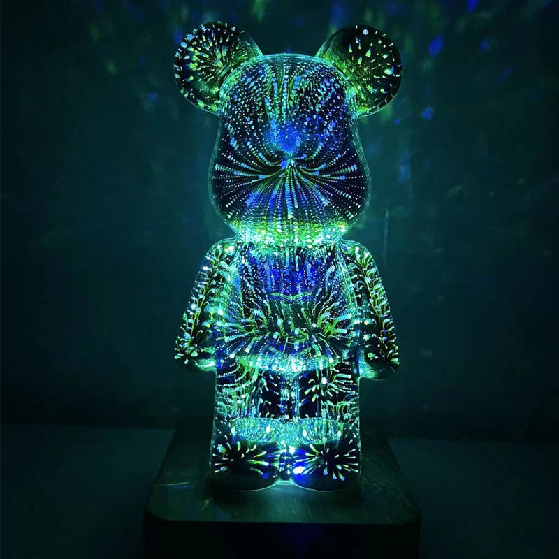 3D Fireworks Bear Lights - Image 3