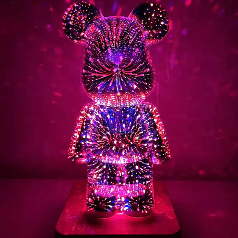 3D Fireworks Bear Lights - Image 5