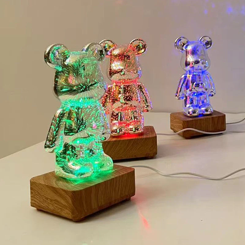 3D Fireworks Bear Lights - Image 8