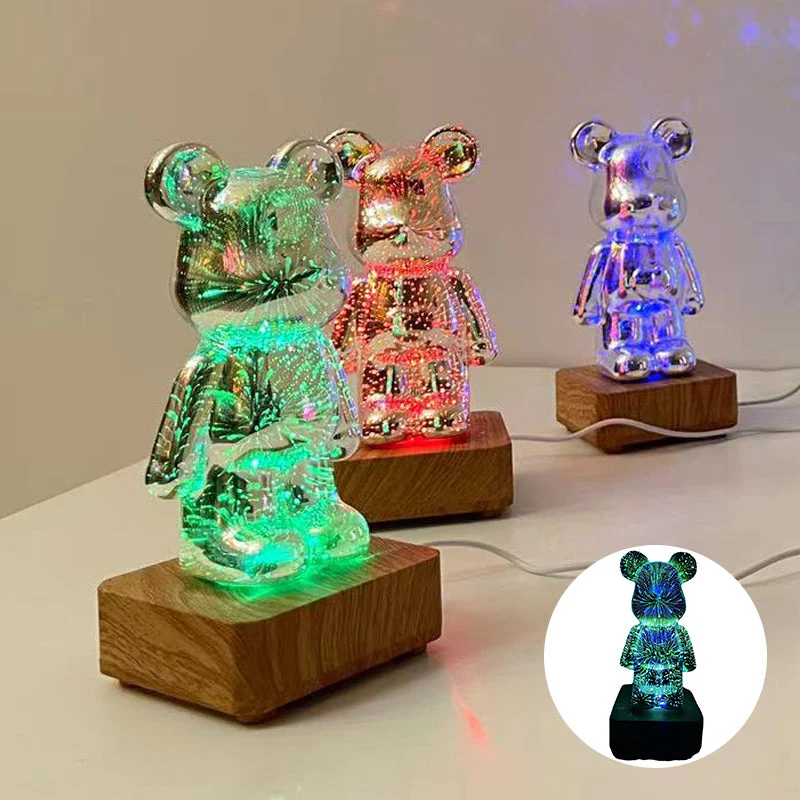 3D Fireworks Bear Lights - Image 9
