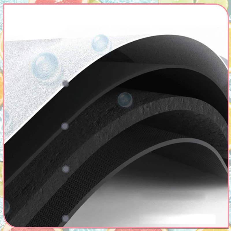 3D flower soft diatom mud absorbent floor mat - Image 3