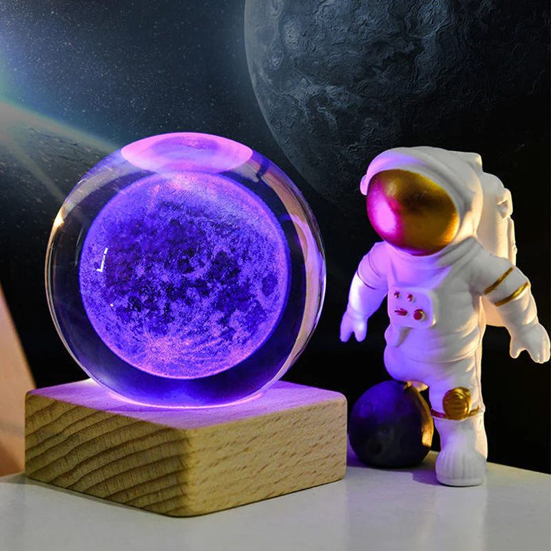 3D Galaxy Crystal Ball Nightlight Decorlamp - Image 4