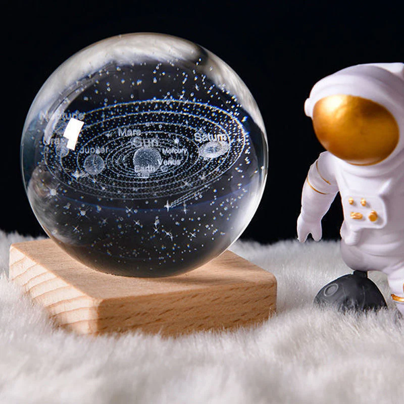 3D Galaxy Crystal Ball Nightlight Decorlamp - Image 6