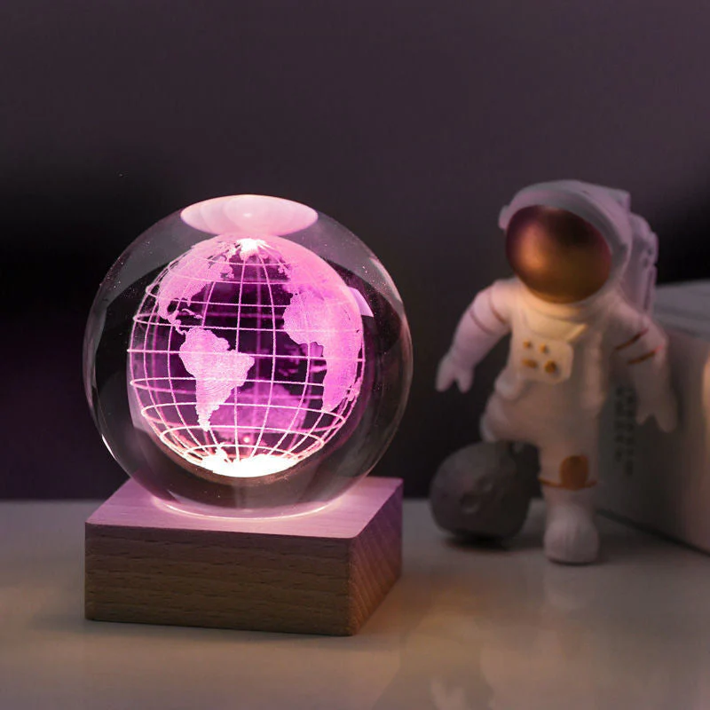 3D Galaxy Crystal Ball Nightlight Decorlamp - Image 7