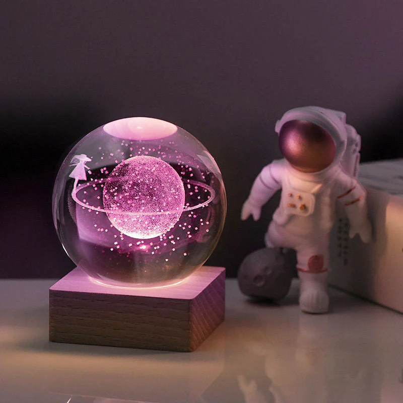 3D Galaxy Crystal Ball Nightlight Decorlamp - Image 8