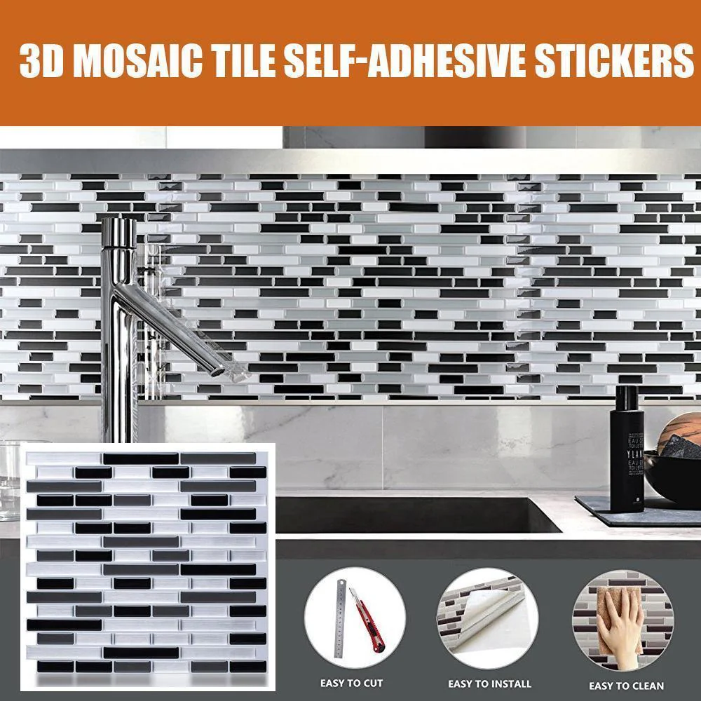 3D Mosaic Tile Self-adhesive Stickers - Image 5