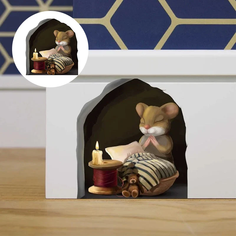 3D Mouse Wall Decal Sticker - Image 2