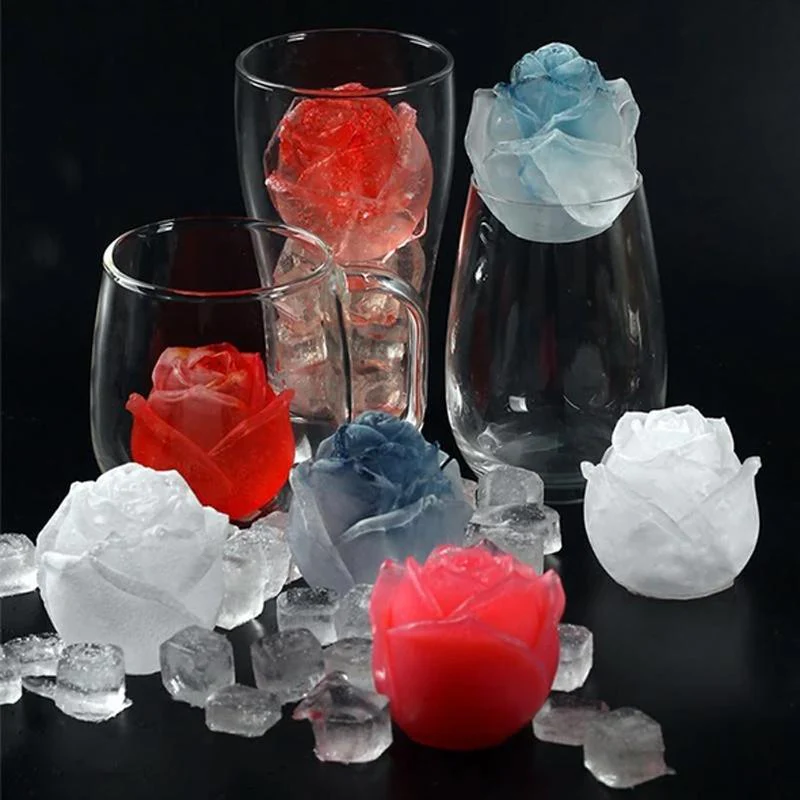 3D Silicone Rose Shape Ice Cube Mold - Image 10