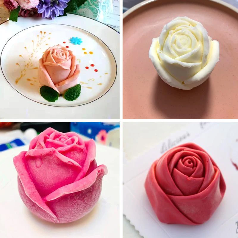 3D Silicone Rose Shape Ice Cube Mold - Image 13