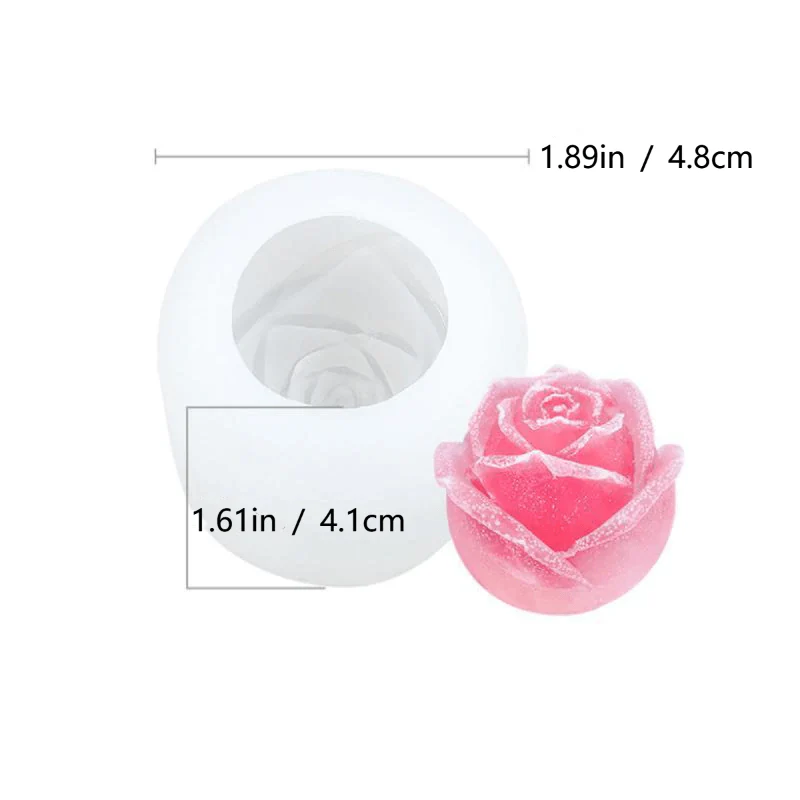 3D Silicone Rose Shape Ice Cube Mold - Image 15