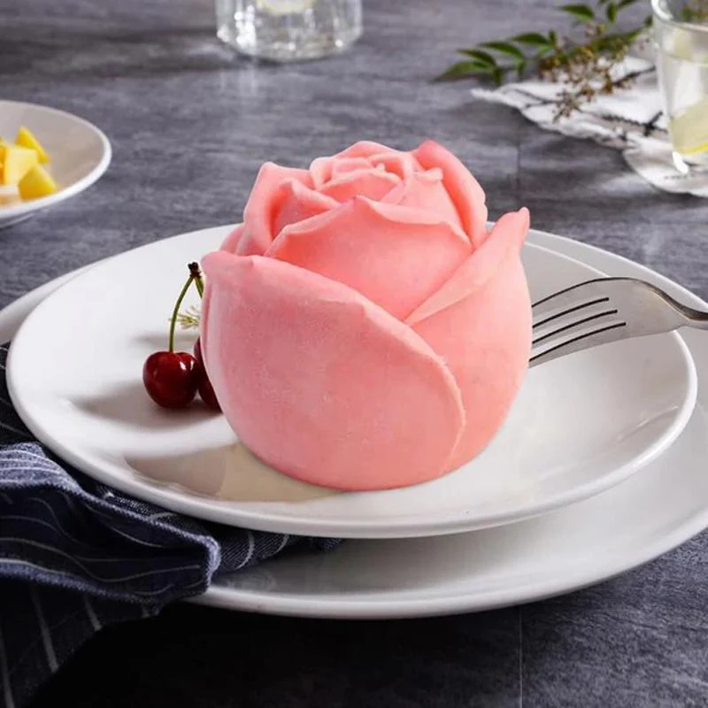 3D Silicone Rose Shape Ice Cube Mold - Image 8