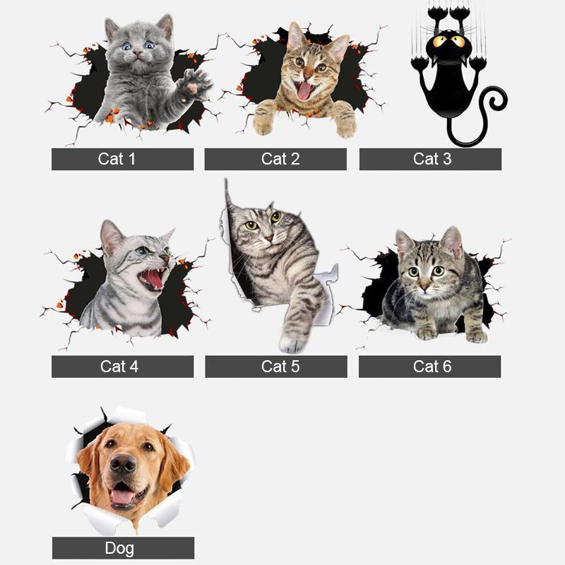 3D Simulation Cute Creative Car Stickers - Image 7