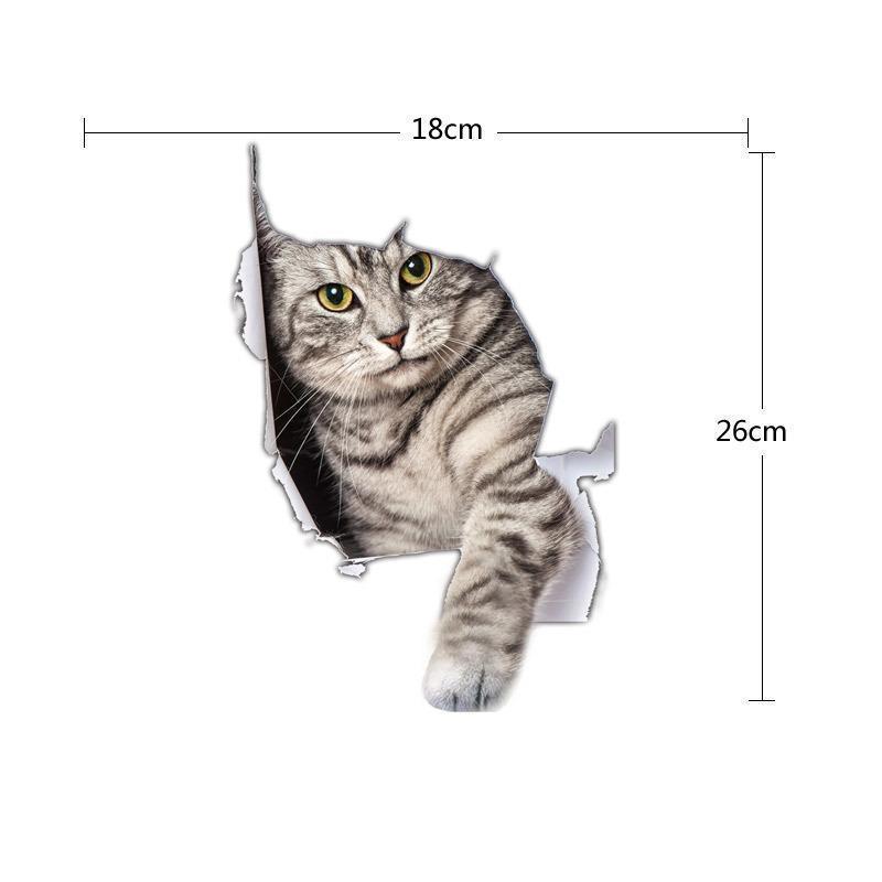 3D Simulation Cute Creative Car Stickers - Image 9