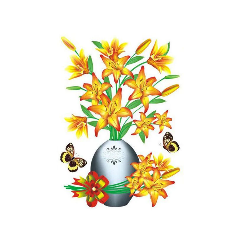 3D Vase Wall Sticker - Image 13