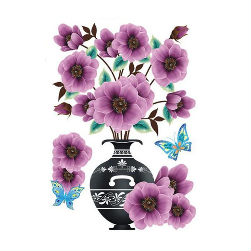 3D Vase Wall Sticker - Image 17