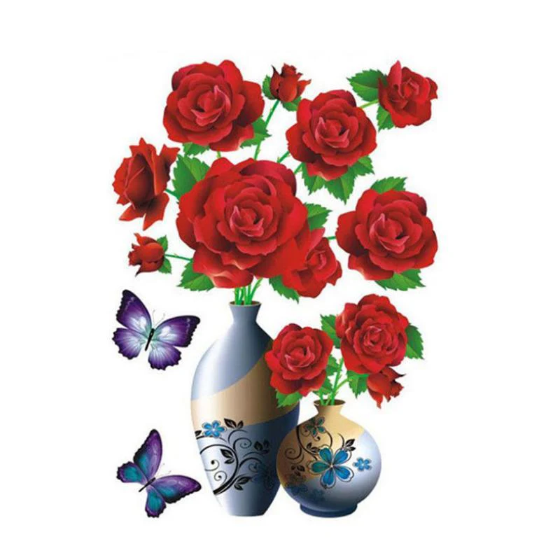 3D Vase Wall Sticker - Image 18