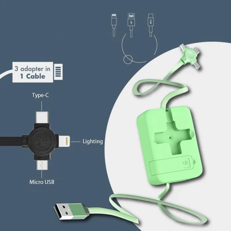 4-in-1 Data Cable Phone Stand - Image 2