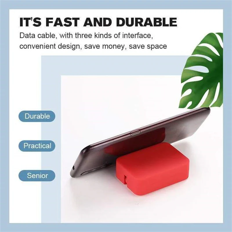4-in-1 Data Cable Phone Stand - Image 4