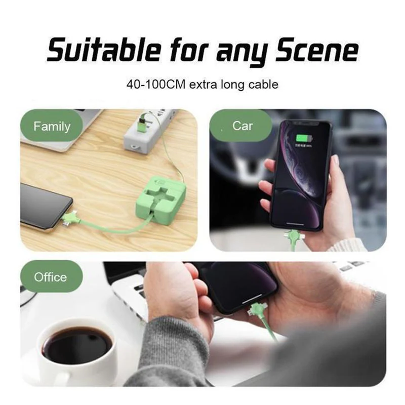 4-in-1 Data Cable Phone Stand - Image 5