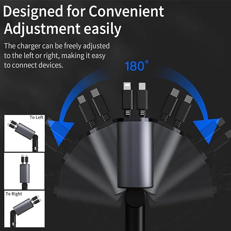 4 in 1 Fast Car Phone Charger - Image 2