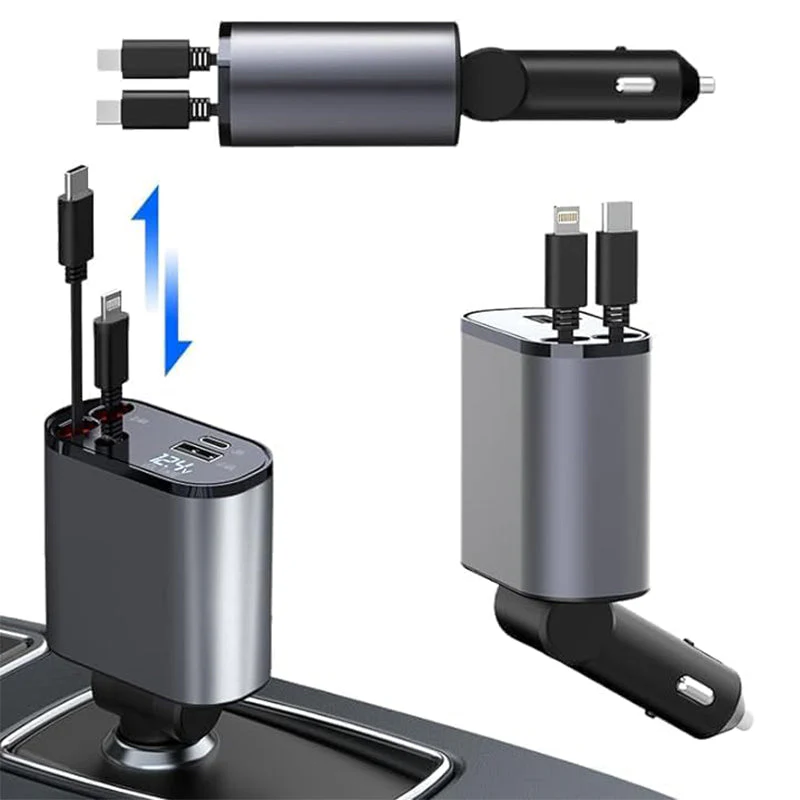 4 in 1 Fast Car Phone Charger - Image 5