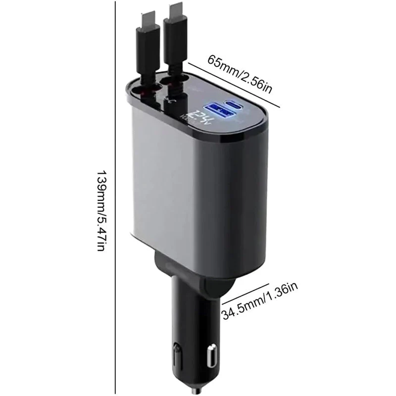 4 in 1 Fast Car Phone Charger - Image 6