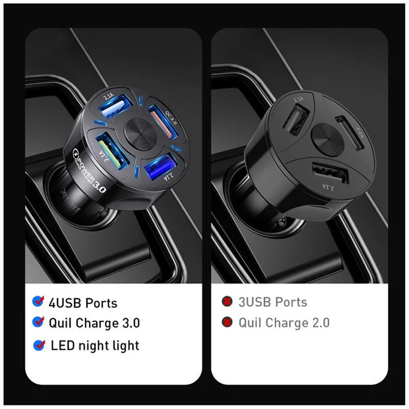 4-IN-1 Fast Charging Port for Car - Image 5