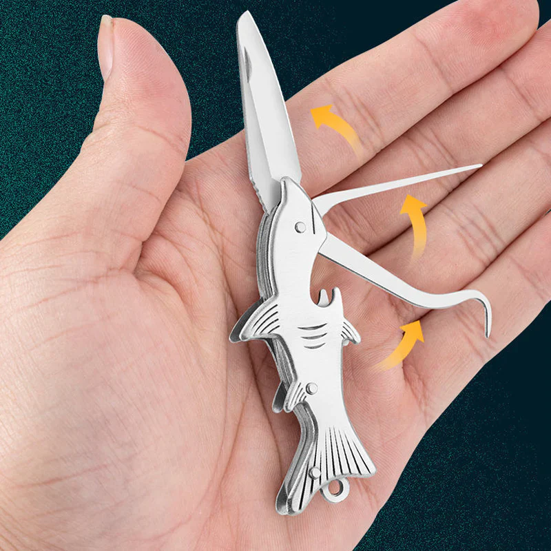 4 in 1 Folding Keychain Knife - Image 2