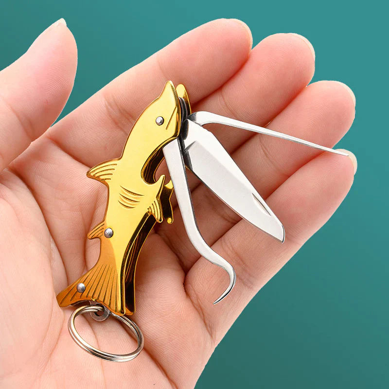 4 in 1 Folding Keychain Knife - Image 4