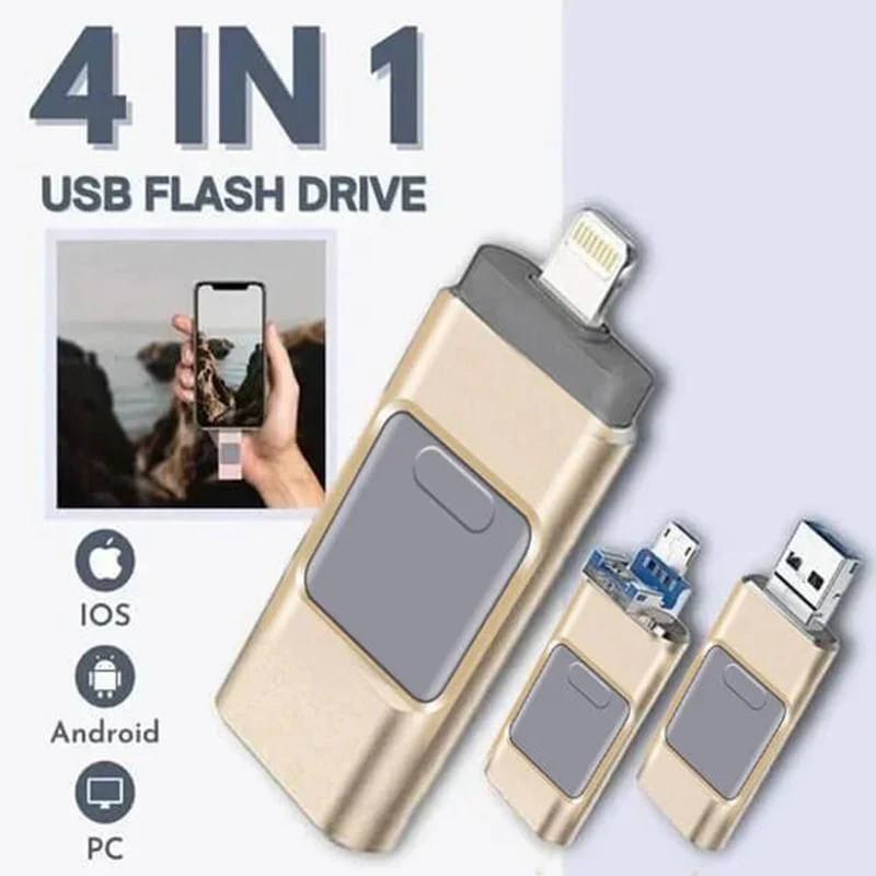 4 In 1 High Speed USB Flash Drive For Multi Devices - Image 2