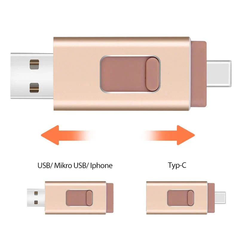 4 In 1 High Speed USB Flash Drive For Multi Devices - Image 3