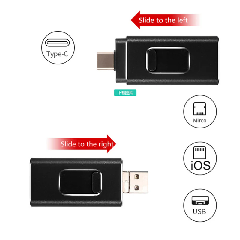 4 In 1 High Speed USB Flash Drive For Multi Devices - Image 4